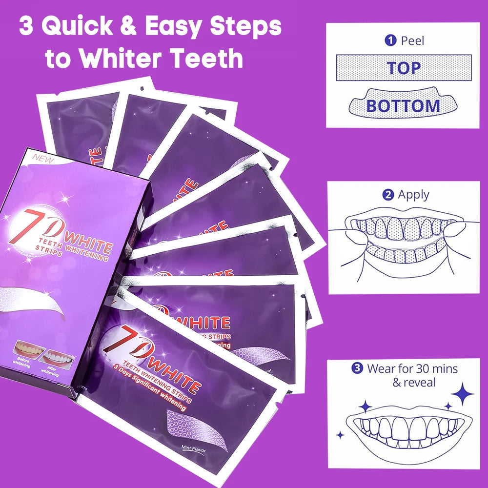 Kit Dents Blanchissantes Violet – Blanchiment Rapide