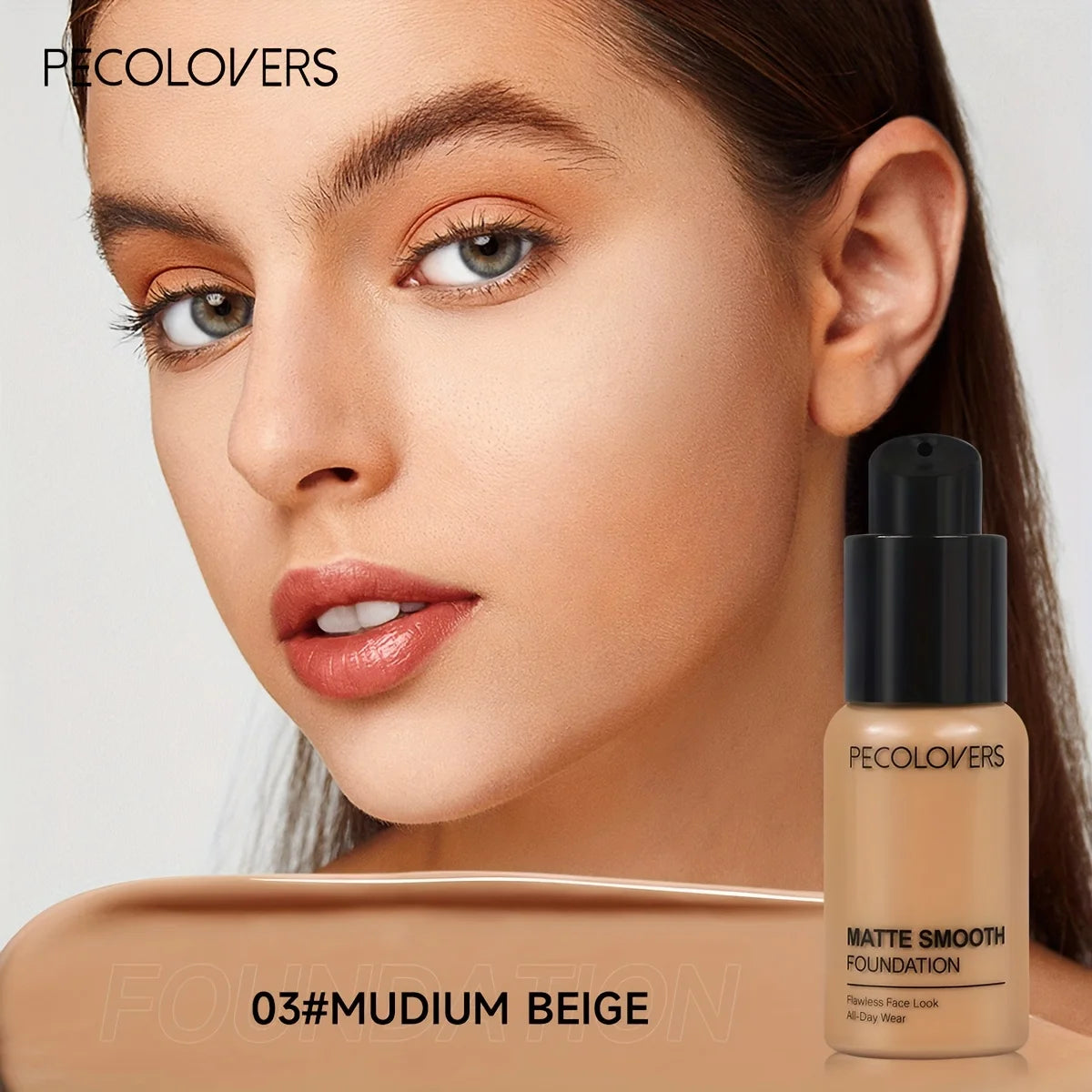 Fond de Teint Anti-Huile Impérméable – Couvrance Complète